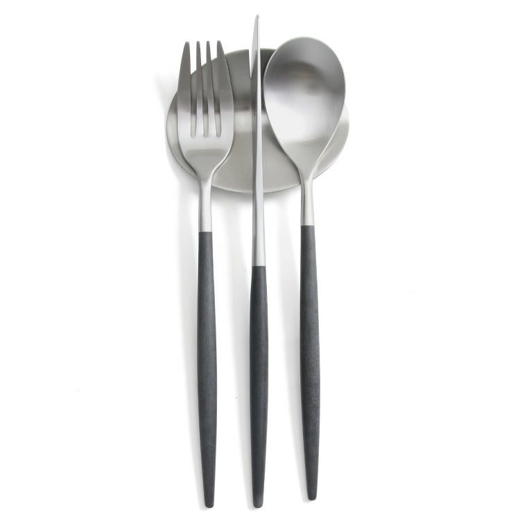 クチポール（Cutipol） ミオ/MIO ブラック ディナー8点セット 化粧箱付