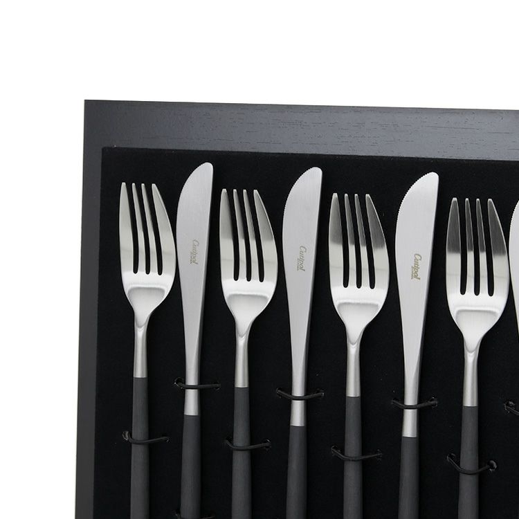 クチポール（Cutipol） ミオ/MIO ブラック ディナー24点セット