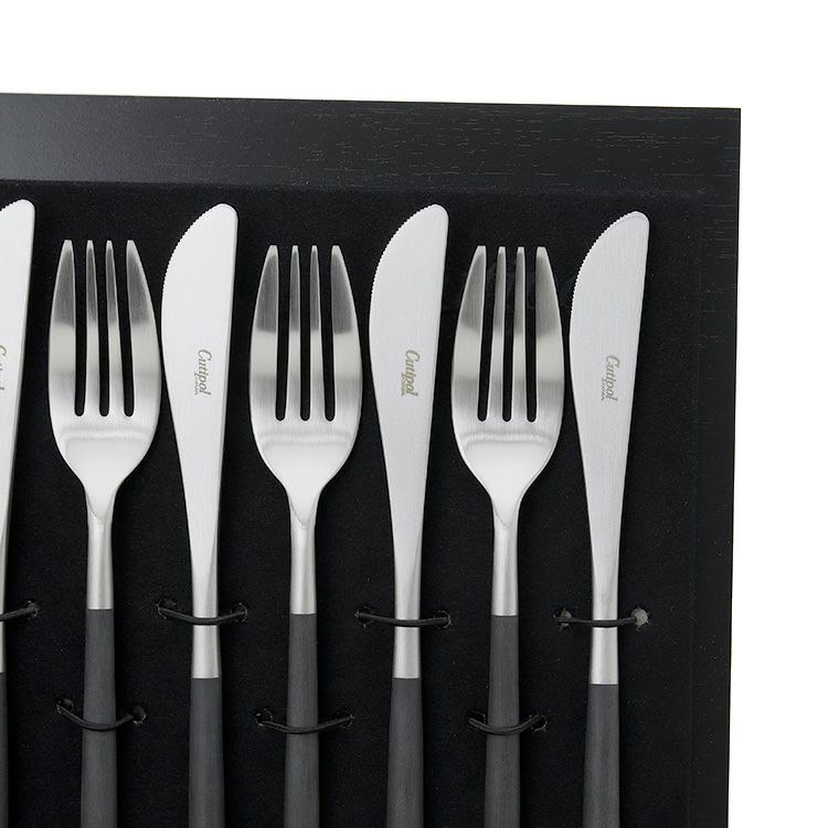 クチポール（Cutipol） ミオ/MIO ブラック ディナー24点セット