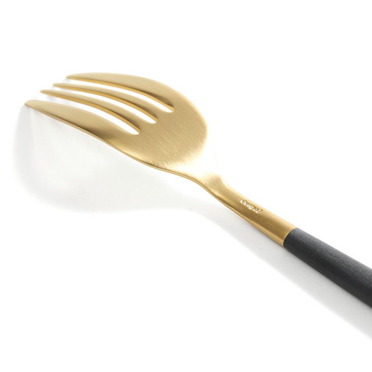 クチポール（Cutipol） ミオ/MIO ブラックマットゴールド ディナーフォーク [ネコポス対応可(18点まで)]