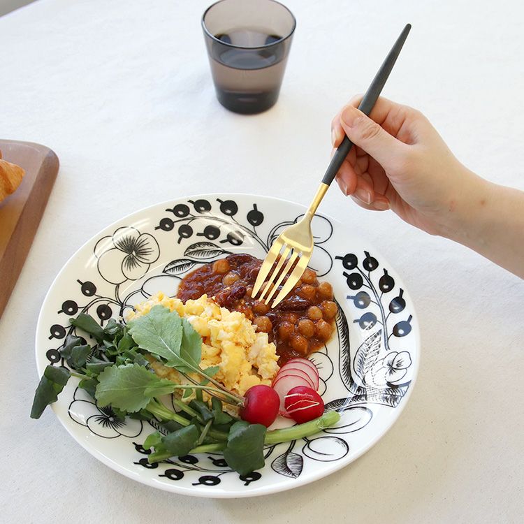 クチポール（Cutipol） ミオ/MIO ブラックマットゴールド ディナーフォーク [ネコポス対応可(18点まで)]