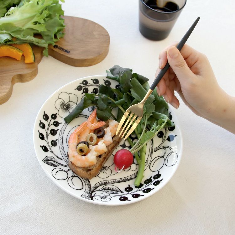 クチポール（Cutipol） ミオ/MIO ブラックマットゴールド デザートフォーク [ネコポス対応可(18点まで)]