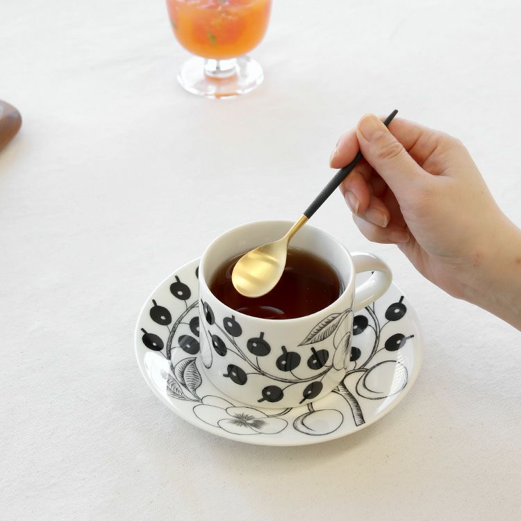 クチポール（Cutipol） ミオ/MIO ブラックマットゴールド コーヒー/ティースプーン [ネコポス対応可(18点まで)]