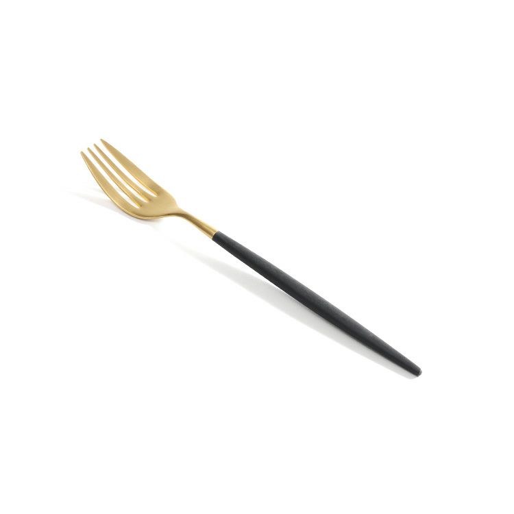 クチポール（Cutipol） ミオ/MIO ブラックマットゴールド デザート6点セット 化粧箱付