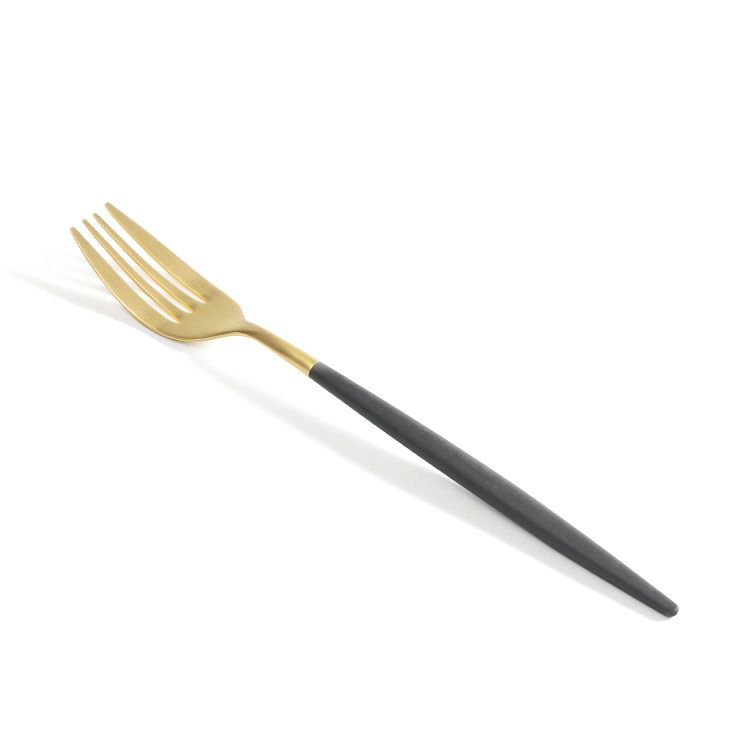 クチポール（Cutipol） ミオ/MIO ブラックマットゴールド ディナー8点セット 化粧箱付