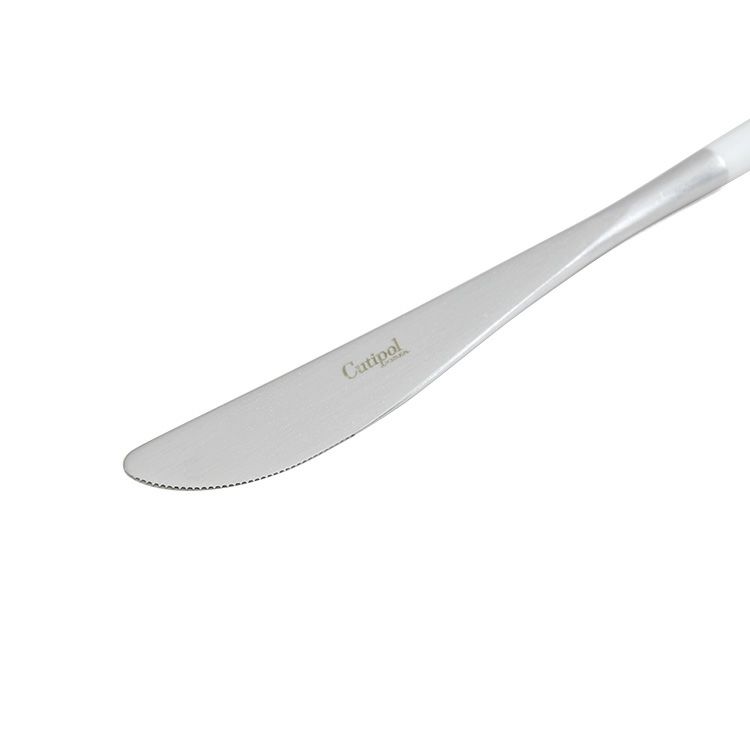クチポール（Cutipol） ミオ/MIO ホワイト ディナーナイフ [ネコポス対応可(18点まで)]