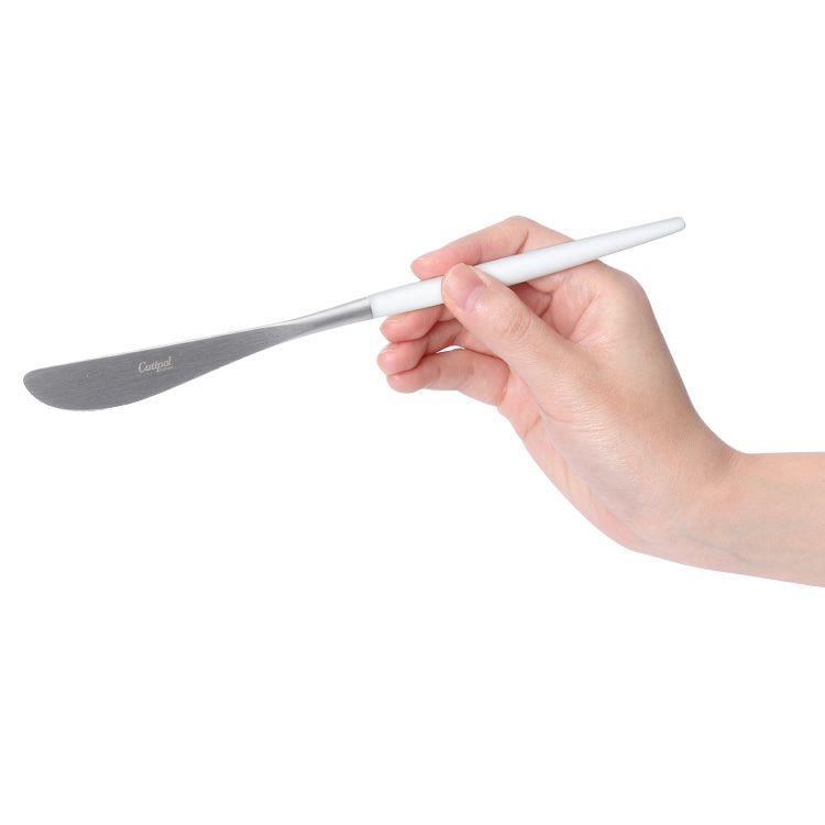 クチポール（Cutipol） ミオ/MIO ホワイト ディナーナイフ [ネコポス対応可(18点まで)]