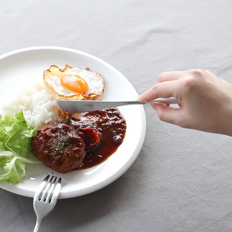 クチポール（Cutipol） ミオ/MIO ホワイト ディナーナイフ [ネコポス対応可(18点まで)]