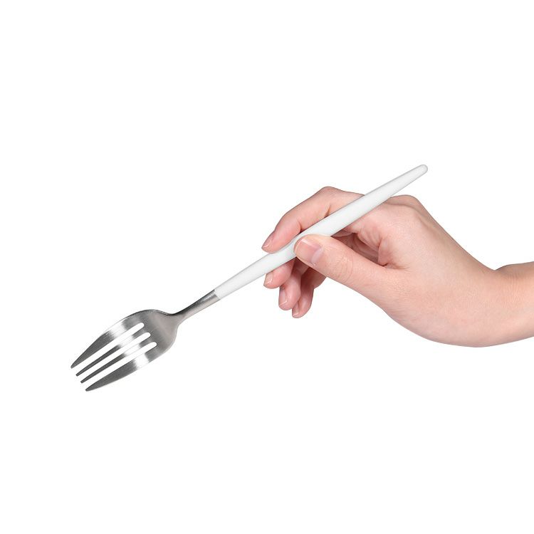 クチポール（Cutipol） ミオ/MIO ホワイト ディナーフォーク [ネコポス対応可(18点まで)]