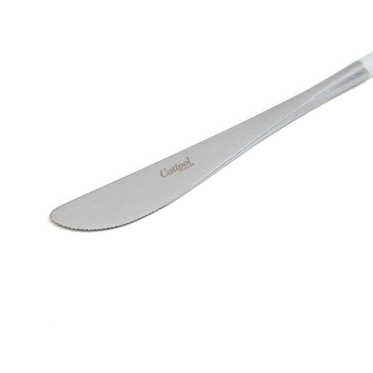 クチポール（Cutipol） ミオ/MIO ホワイト デザートナイフ [ネコポス対応可(18点まで)]