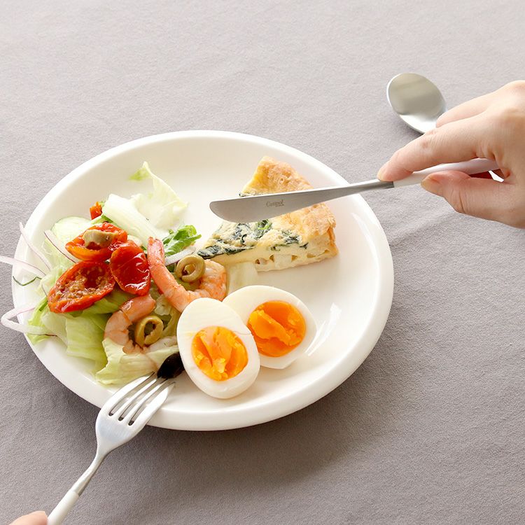 クチポール（Cutipol） ミオ/MIO ホワイト デザートナイフ [ネコポス対応可(18点まで)]