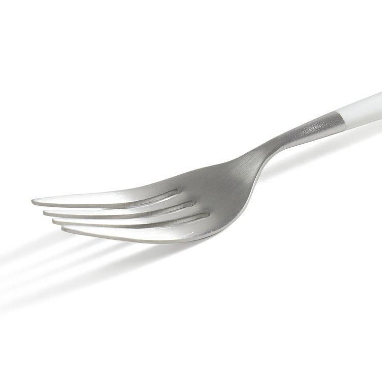 クチポール（Cutipol） ミオ/MIO ホワイト デザートフォーク [ネコポス対応可(18点まで)]