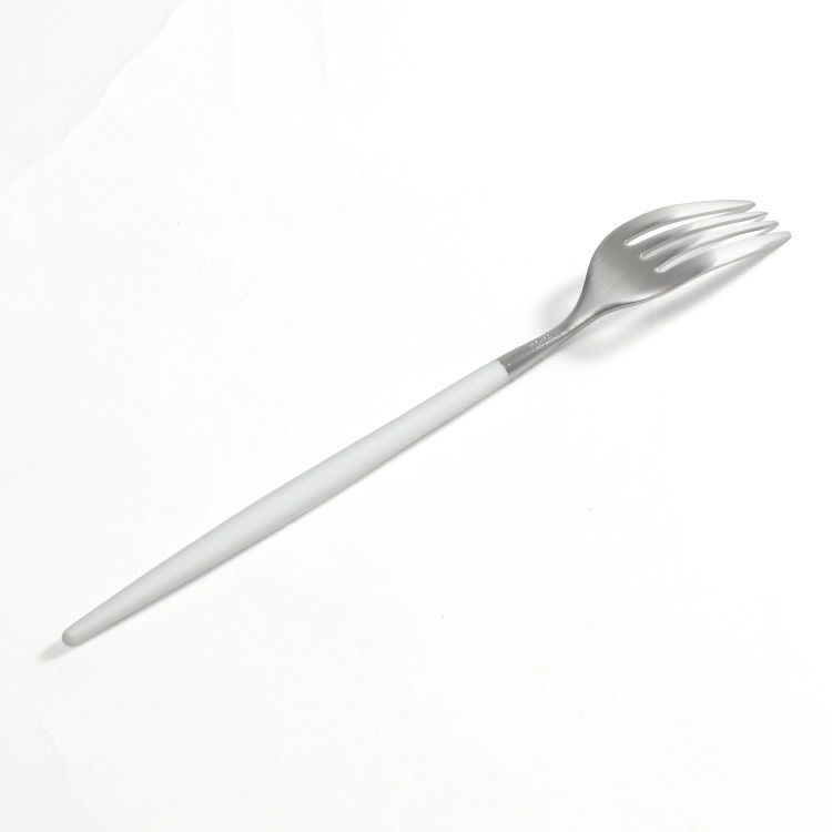 クチポール（Cutipol） ミオ/MIO ホワイト デザートフォーク [ネコポス対応可(18点まで)]