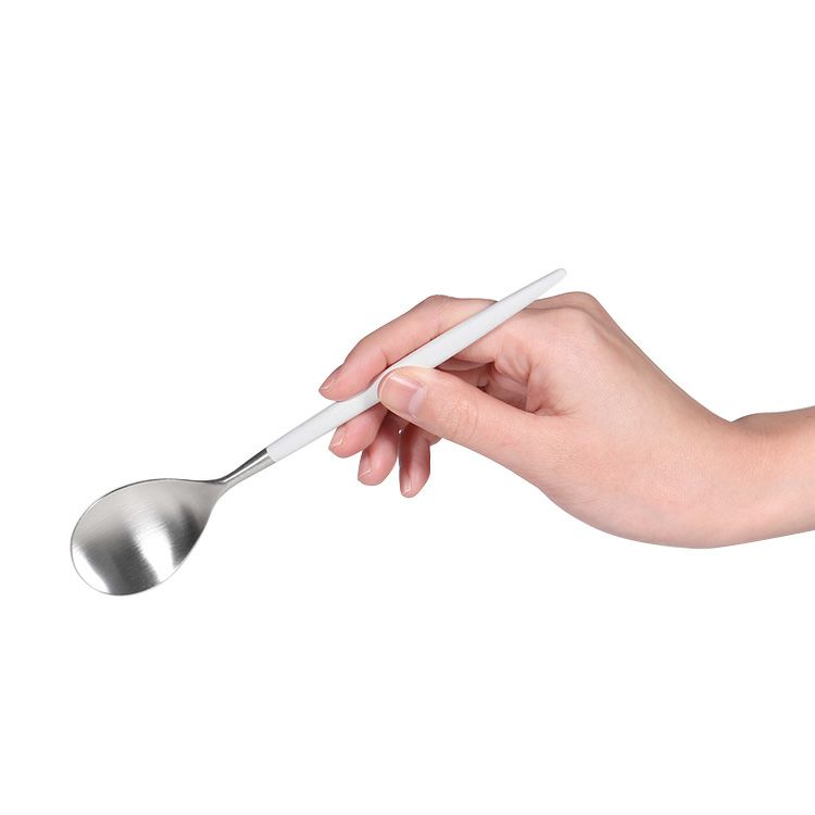 クチポール（Cutipol） ミオ/MIO ホワイト デザートスプーン [ネコポス対応可(18点まで)]