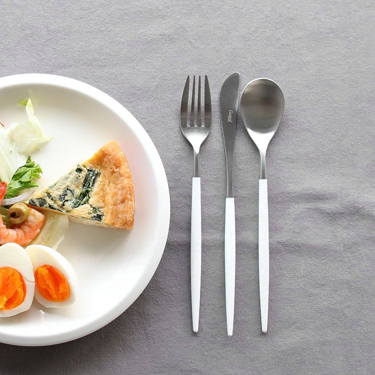 クチポール（Cutipol） ミオ/MIO ホワイト デザート3点セット [ネコポス対応可(6セットのみ)]