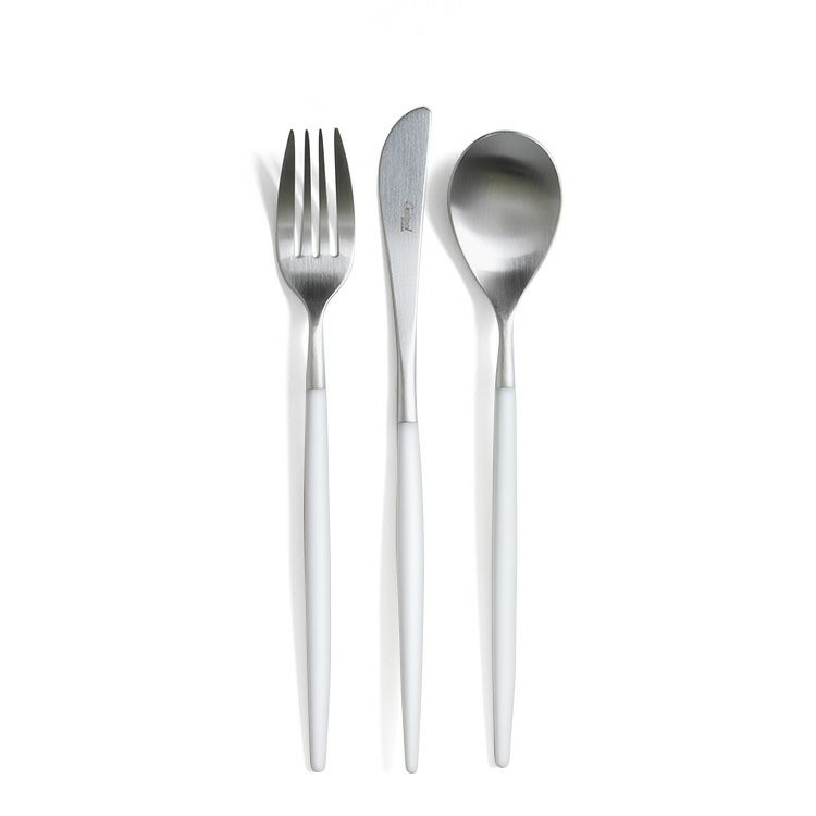 クチポール（Cutipol） ミオ/MIO ホワイト デザート3点セット [ネコポス対応可(6セットのみ)]