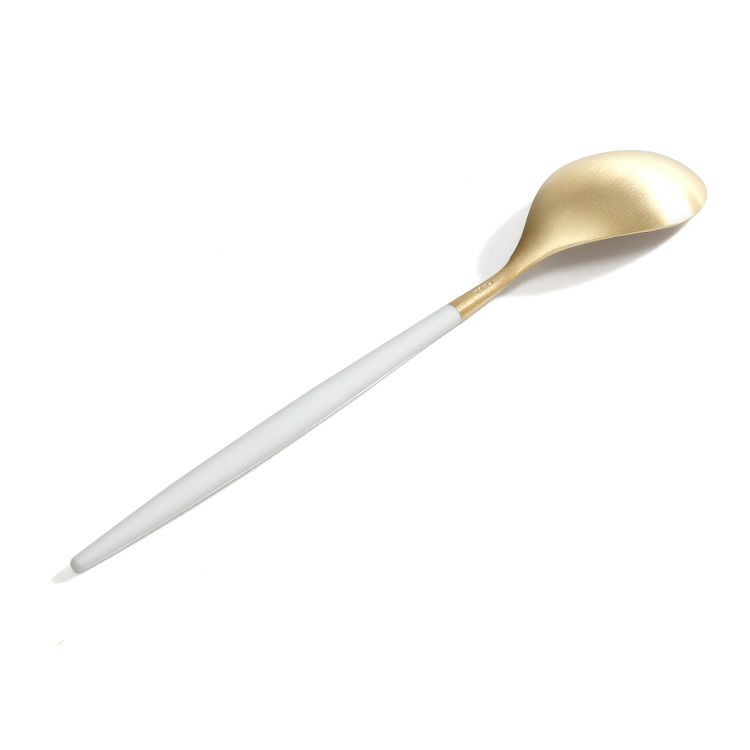 クチポール（Cutipol） ミオ/MIO ホワイトマットゴールド ディナースプーン [ネコポス対応可(18点まで)]