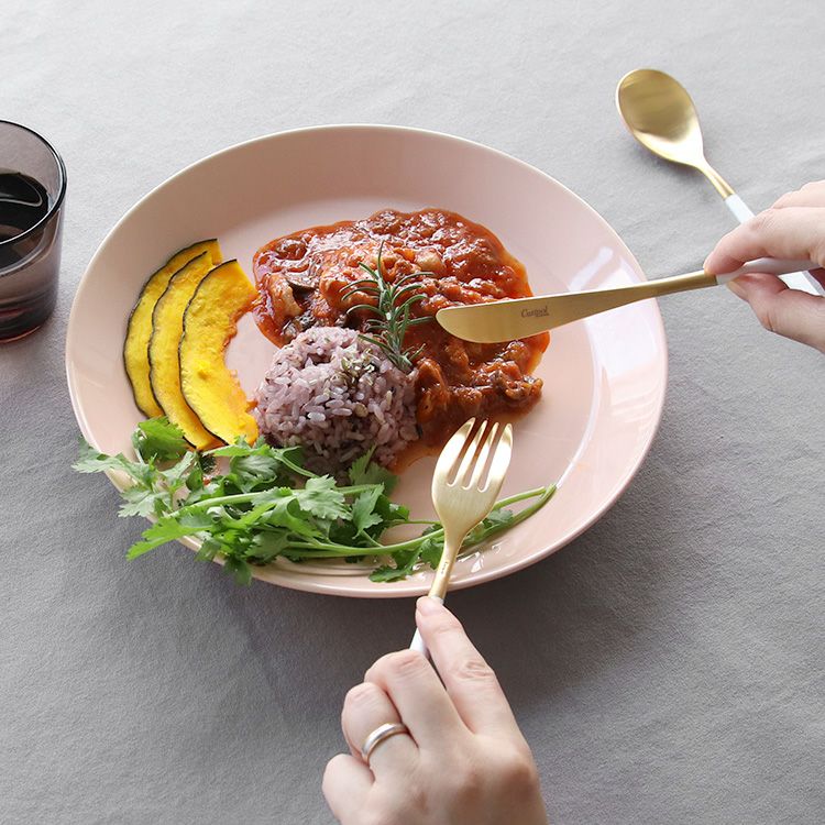 クチポール（Cutipol） ミオ/MIO ホワイトマットゴールド ディナー6点セット 化粧箱付