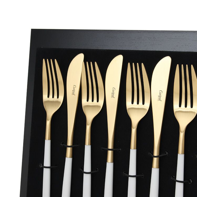 クチポール（Cutipol） ミオ/MIO ホワイトマットゴールド ディナー24点セット