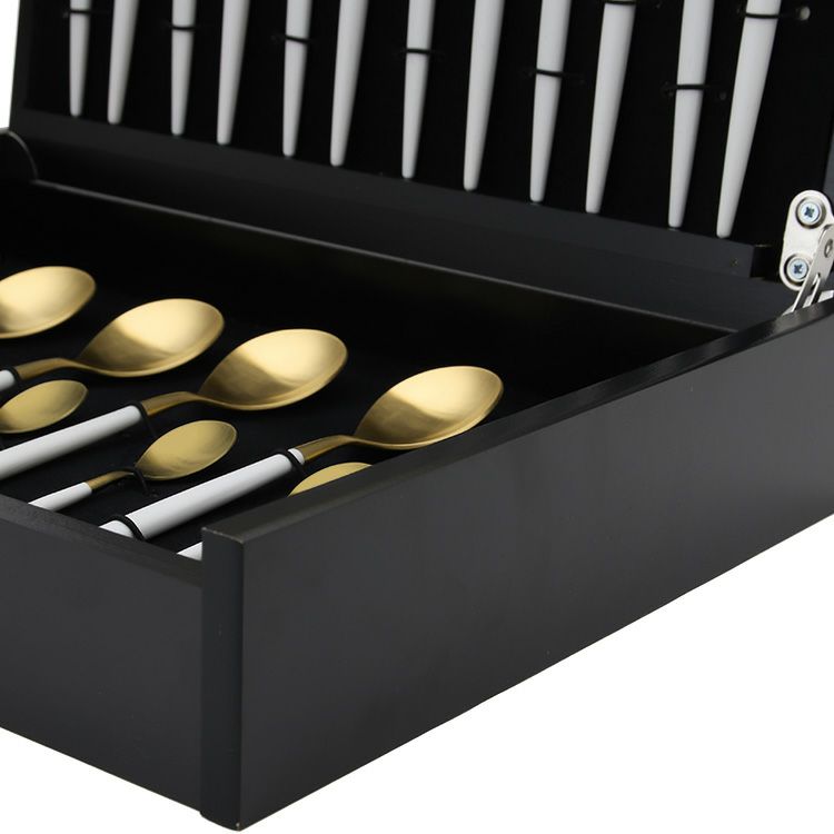 クチポール（Cutipol） ミオ/MIO ホワイトマットゴールド ディナー24点セット