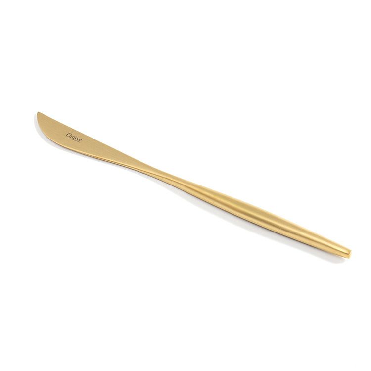 ＜4点セット＞クチポール（Cutipol） ムーンマット/MOON MATT ゴールド ディナー3点＆カトラリーレストゴールド1点 [ネコポス対応可(4セットまで)]