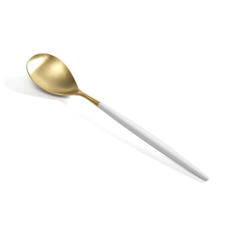 クチポール（Cutipol） ミオ/MIO ホワイトマットゴールド ディナー8点セット 化粧箱付