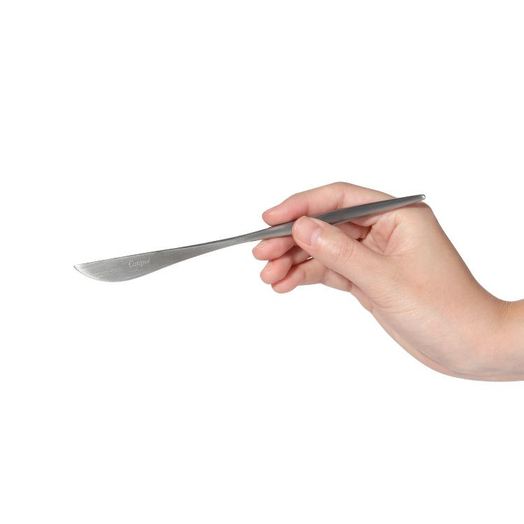 クチポール（Cutipol） ムーンマット/MOON MATT グレー デザートナイフ [ネコポス対応可(18点まで)]