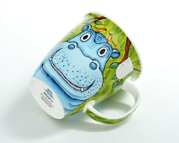 ダヌーン（Dunoon） マグカップ NEVIS 大迫力のカバ GO WILD HIPPO