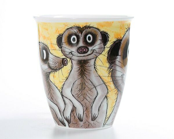 ダヌーン（Dunoon） マグカップ NEVIS どアップ ミーアキャット GO WILD MEERKAT