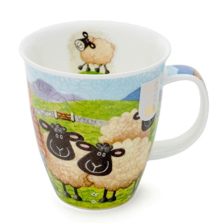 ダヌーン（Dunoon） マグカップ NEVIS みんなと一緒に記念撮影！ SHEEPIES FARMER