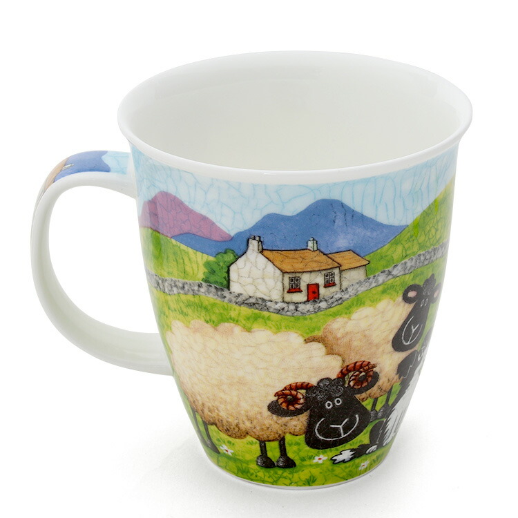 ダヌーン（Dunoon） マグカップ NEVIS みんなと一緒に記念撮影！ SHEEPIES FARMER