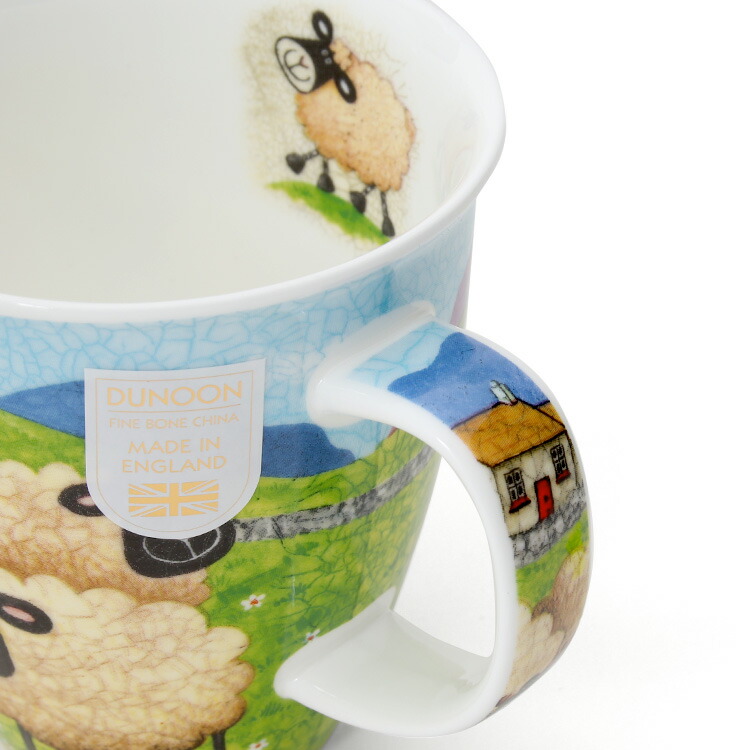 ダヌーン（Dunoon） マグカップ NEVIS みんなと一緒に記念撮影！ SHEEPIES FARMER
