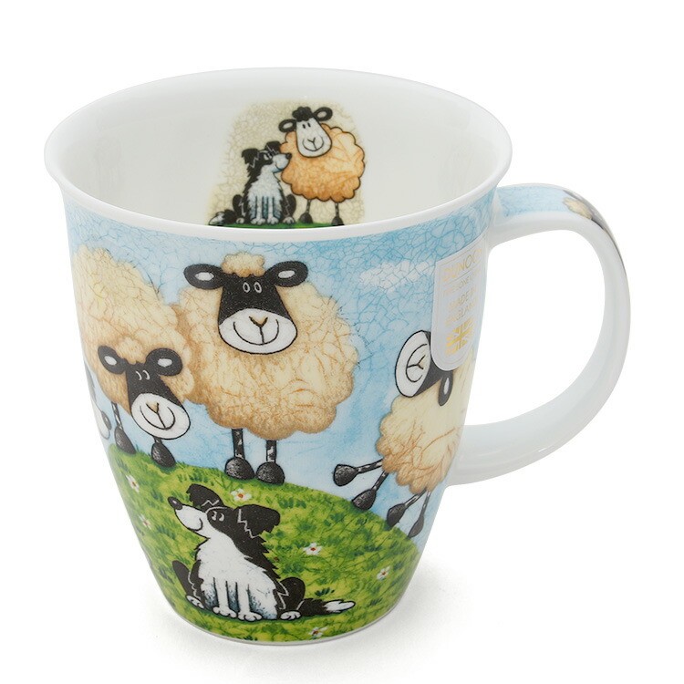 ダヌーン（Dunoon） マグカップ NEVIS 丘の上の仲良し3兄弟 SHEEPIES HILLTOP