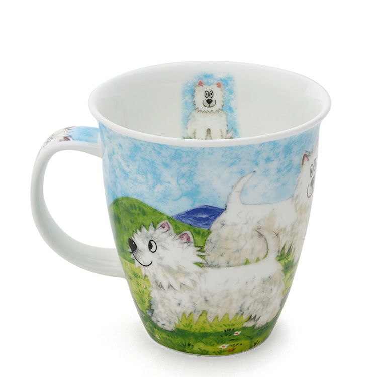 ダヌーン（Dunoon） マグカップ NEVIS 高原で一休み ウェスティ HIGHLAND ANIMALS WESTIE