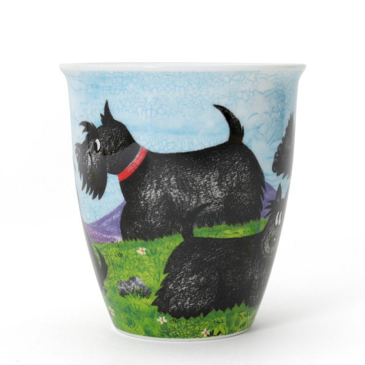 ダヌーン（Dunoon） マグカップ NEVIS 高原で一休み スコッティ HIGHLAND ANIMALS SCOTTIE