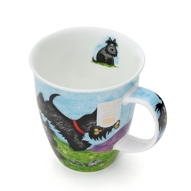 ダヌーン（Dunoon） マグカップ NEVIS 高原で一休み スコッティ HIGHLAND ANIMALS SCOTTIE