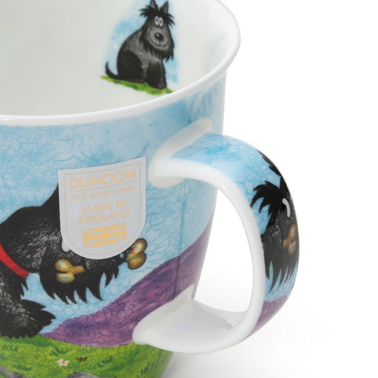 ダヌーン（Dunoon） マグカップ NEVIS 高原で一休み スコッティ HIGHLAND ANIMALS SCOTTIE