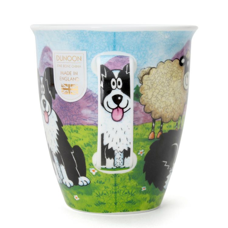 ダヌーン（Dunoon） マグカップ NEVIS 高原で一休み コリー HIGHLAND ANIMALS COLLIE
