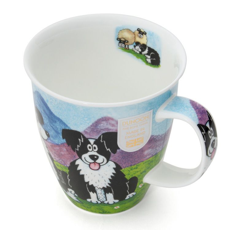ダヌーン（Dunoon） マグカップ NEVIS 高原で一休み コリー HIGHLAND ANIMALS COLLIE