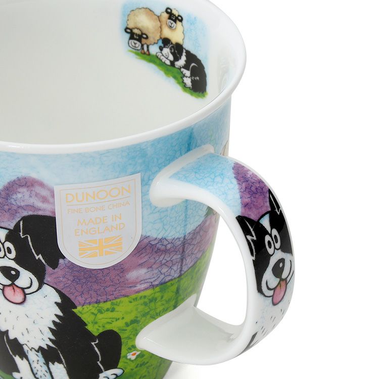 ダヌーン（Dunoon） マグカップ NEVIS 高原で一休み コリー HIGHLAND ANIMALS COLLIE
