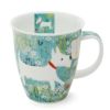 ダヌーン（Dunoon） マグカップ NEVIS お花畑のわんこ FIDO