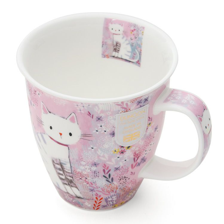 ダヌーン（Dunoon） マグカップ NEVIS お花畑のにゃんこ TIDDLES