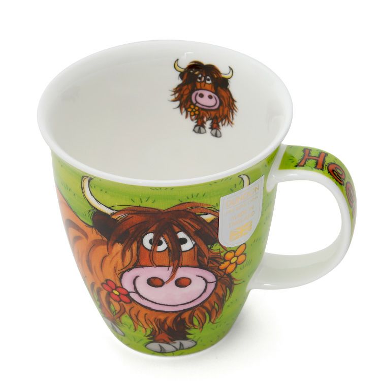 ダヌーン（Dunoon） マグカップ NEVIS お茶目な牛 HIGHLAND GANG Heelan Coo