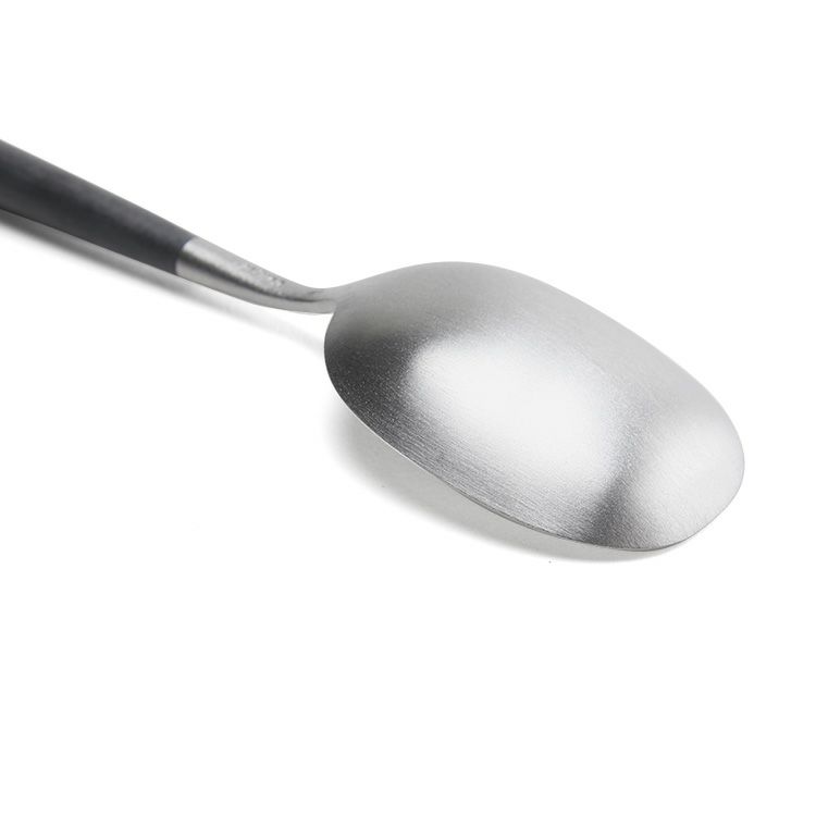 クチポール（Cutipol） ナウ/NAU ブラック デザートスプーン [ネコポス対応可(18点まで)]