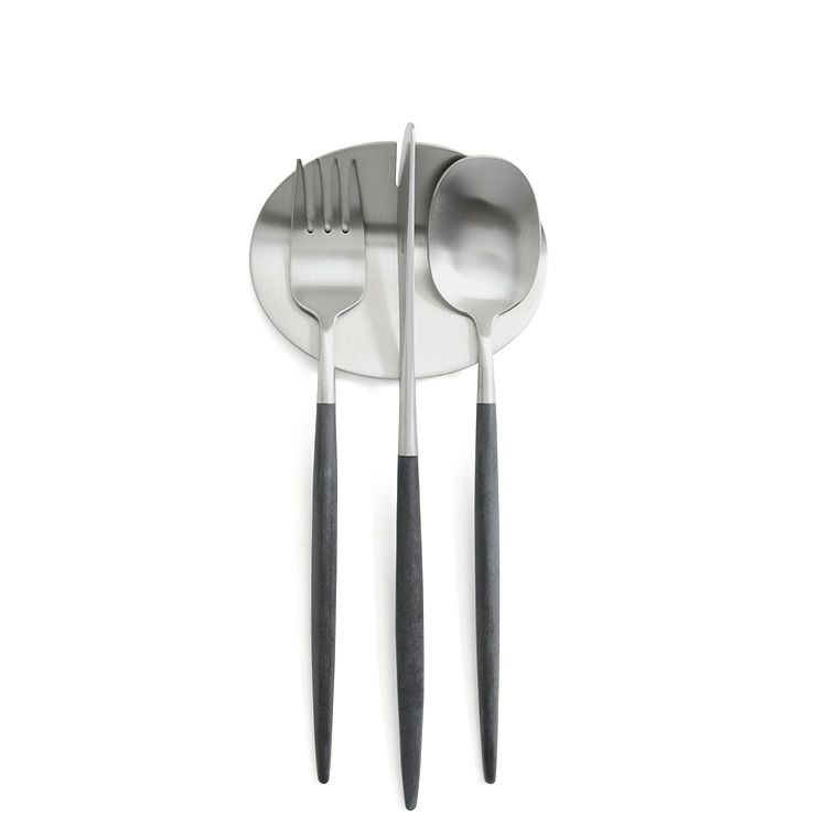 クチポール（Cutipol） ナウ/NAU ブラック デザート8点セット 化粧箱付