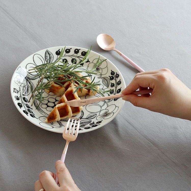 クチポール（Cutipol） ゴア/GOA ピンクマットローズゴールド デザート3点セット