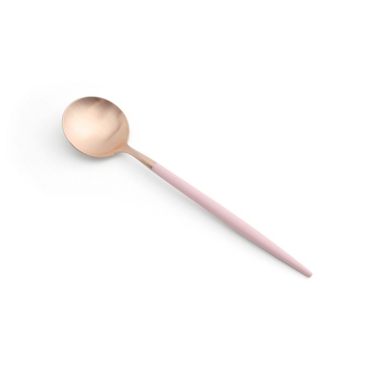 クチポール（Cutipol） ゴア/GOA ピンクマットローズゴールド デザート3点＆カトラリーレスト1点