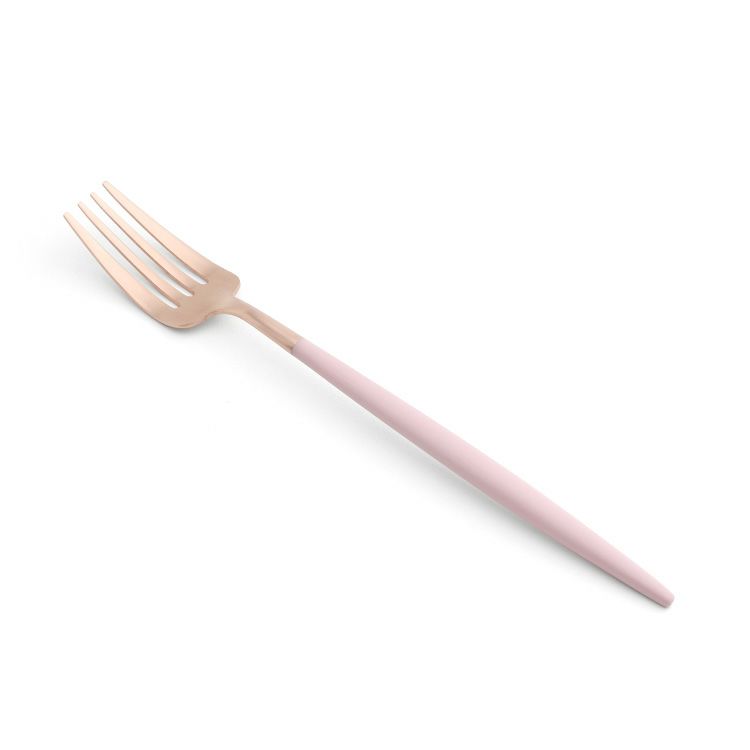 クチポール（Cutipol） ゴア/GOA ピンクマットローズゴールド ディナー3点＆カトラリーレスト1点