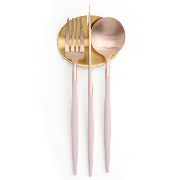 クチポール（Cutipol） ゴア/GOA ピンクマットローズゴールド ディナー8点セット 化粧箱付