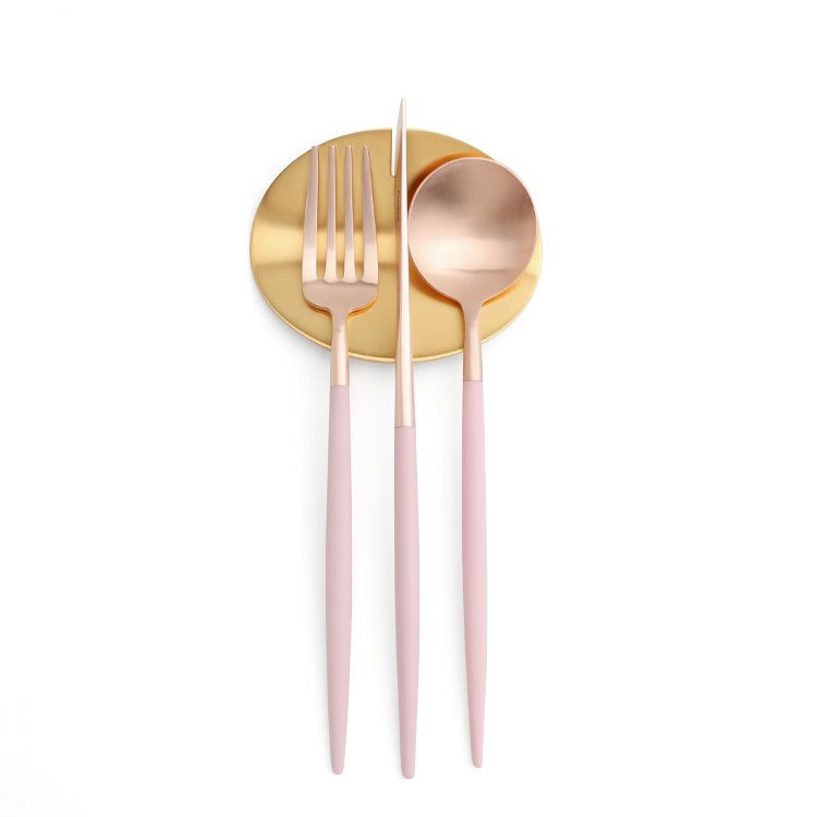 クチポール（Cutipol） ゴア/GOA ピンクマットローズゴールド デザート8点セット 化粧箱付